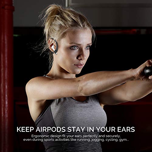 AhaStyle Silicone Ear Hooks Anti-Slip Sport Hooks [Magnetic Assembling] Compatible with Apple AirPod - //coolthings.us