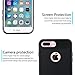 iPhone 7 Plus Case, Moonmini 2 in 1 Hybrid Hard PC + Soft TPU Shockproof Slim Dual Layer Rugged Bumper Protective Cover for iPhone 7 Plus - Jet Black