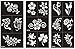 Tattoo Stencil/Template 10 Sheet Set Flower Pretty New Henna Designs