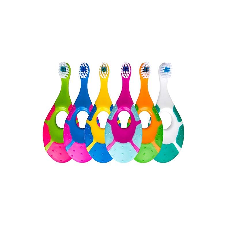 Ecovona Baby Toothbrush & Toddler Toothbrush for Age 0-2 Years Old | Extra Soft Bristle for Baby Teeth & Infant Gums…