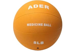 ADER SPORTING GOODS Ader Rubber Medicine Ball 2,4,6,8,10,12,15,18,20,25LB