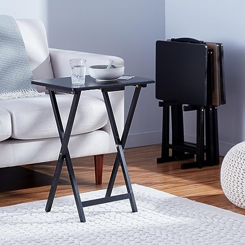 Amazon Basics Classic TV Dinner Rectangular Folding Tray table with