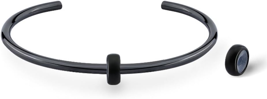 Glamulet Basic “C” Bangle 925 Sterling Silver Cuff Charms Bracelets For Women