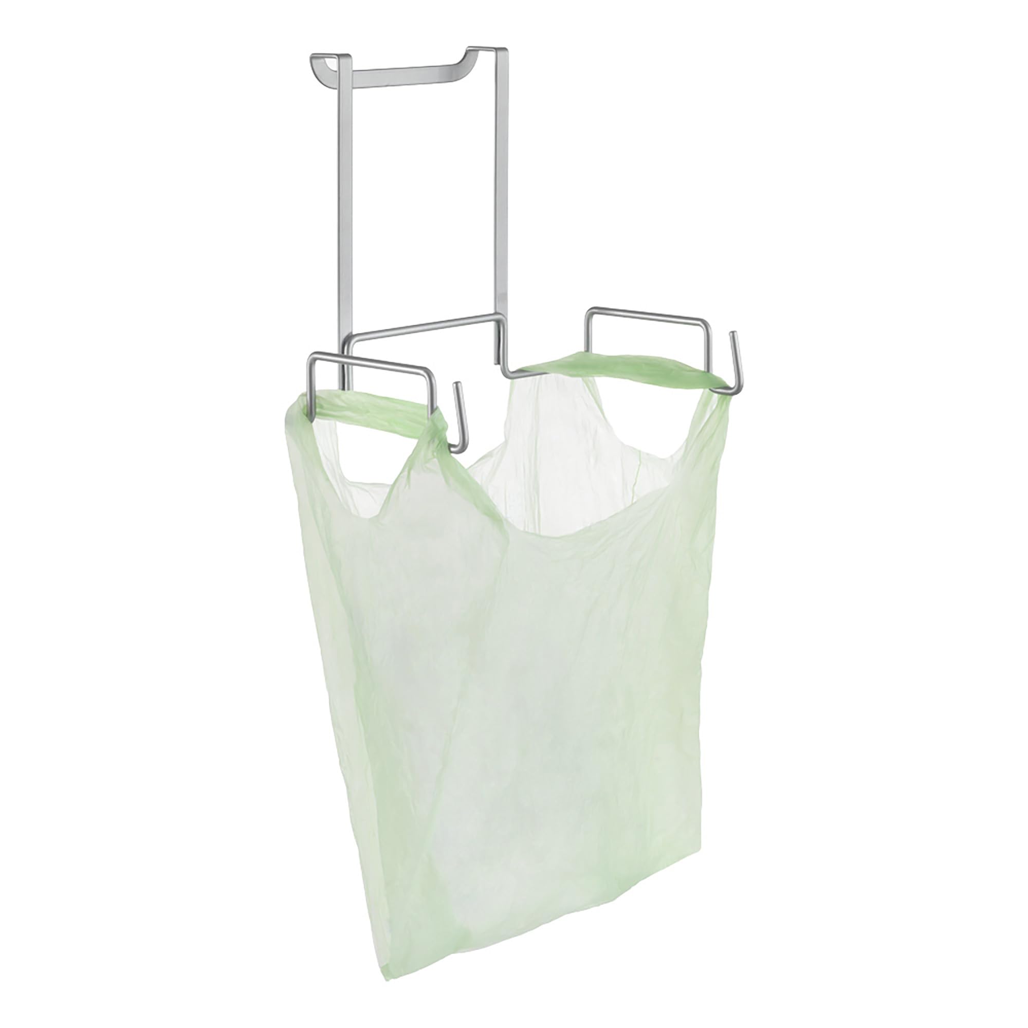 Metaltex Galileo Hanging Bag Hanger 21x14x19 cm Metallic Grey