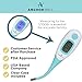 Digital Basal Thermometer with Backlight for Ovulation Tracking BBT (1/100th Accuracy) Bundled with 3 Pregnancy Tests by Wondfo for Natural Family Planning (NFP)