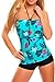 Lady´s Figure Optimizer Push Up Tankini two pieces swimsuit 1006CH-W300-f3863