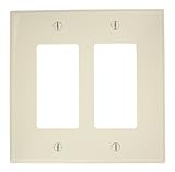Leviton 2-Gang Decora/GFCI Device Wallplate, Midway
