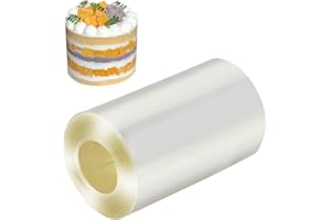 Fcreimd Cake Collar 3 Inch×394 Inch, 125 Microns Mousse Cake Roll, Acetate Sheets for Baking & Decorating