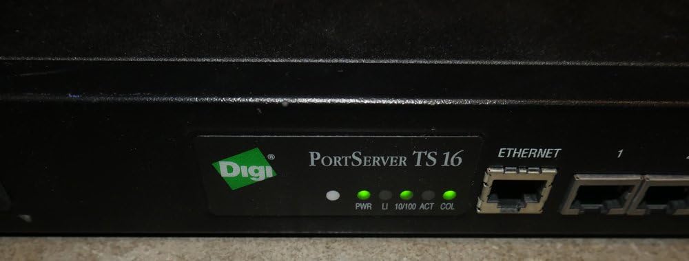 Amazon Com Digi Portserver Ts 16 Enterprise Based 16 Port Rj 45 Terminal Server Electronics