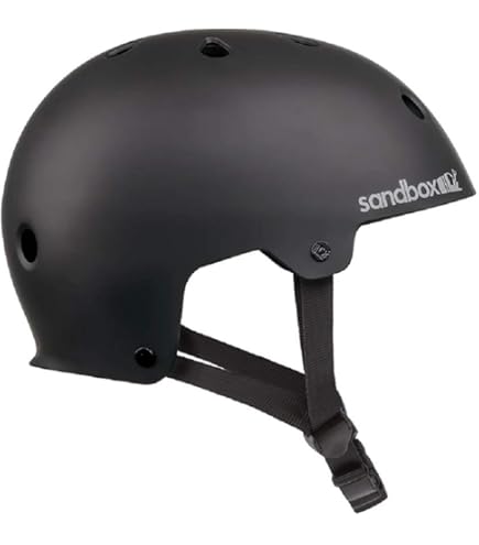 Amazon.com: Sandbox Icon Skate Helmet (Black (Matte), Small