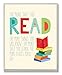 The Kids Room by Stupell The More That You Read The More Things You Will Know Rectangle Wall Plaque, 11 x 0.5 x 15, Proudly Made in USA