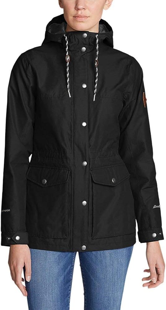 Eddie Bauer Women's Charly Jacket, Black Regular XL at Amazon Women's