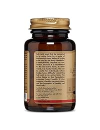 Solgar - Folate (como Metafolin) 800 mcg comprimidos, 033984019454, 100, 1, 1