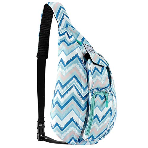 KAMO Sling Backpack - Rope Bag Crossbody Backpack Travel Multipurpose Daypacks for Men Women Lady Girl Teens - Thumbnail 7