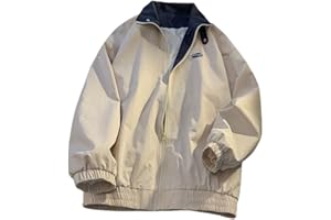 Hesaco Unisex Varsity Jacket, Letter Winter Jackets for Men and Women Streetwear Bomber Coats