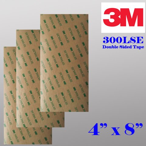 UPC 756681668847, 3m 300lse 4&quot; X8&quot; Heavty Duty Double Sided Sticky Adhesive Sheet Tape High Bond Transfer Tape Ideal for Attaching Digitizers to Phones and Tablets (3 sheets 4&quot;x8&quot;)