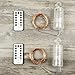 Asmader Fairy 2 Pack Battery Operated String, IP67 Waterproof 8 Modes Remote Timer with, Warm White-Small, Copper Wire Decor Light for Indoor/Outdoor,Patio,Garden,Party,Holiday(Warm White)