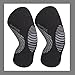 PHYSIX GEAR SPORT Knee Support Brace - Premium Recovery & Compression Sleeve For Meniscus Tear, ACL, Running & Arthritis - Best Neoprene Wrap for Crossfit, Squats & Heavy Duty Workouts (1 PAIR Grey S)