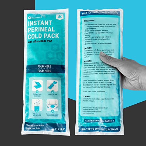 ICEWRAPS Instant Postpartum Pads for Women After Birth Perineal Ice
