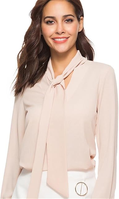 low cut blouse at work