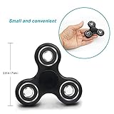 Colovis Fidget Hand Spinner Time Killer Toy Relieve Stress and Anxiety (1Pack, Black)