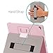 iPad Pro 9.7 Case, [Corner Protection] CaseCrown Bold Standby Pro (Rose Quartz/Pink) Case w/Apple Pencil Holder - Black, Sleep/Wake, Hand Grip, & Multi-Angle Viewing Stand