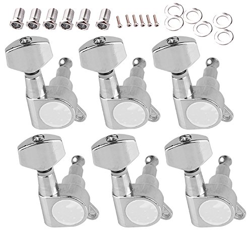 Brand New 6R In line Electric Guitar Tuning Peg Machine Heads Chrome