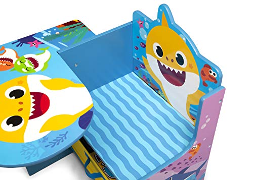 Toddler Activity Desk With Storage Baby Shark With Storage Bin & Cup ...