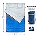 Double Sleeping Bag (Queen Size) with 2 Small Pillows – Waterproof, Comfortable & Compact for Hiking, Trekking, Camping or other Outdoor Activities – Includes a Carry Bag with Compression Sack.