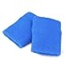 Mallofusa 10 Pack Colorful Sports Basketball Football Absorbent Wristband Sweatbands Party Outdoor Activity (Dark Blue)