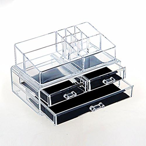 Xuzog Lipstick Holder and Makeup Storage Display Boxes (1 New Top 3 Drawers),Cosmetic Organizer