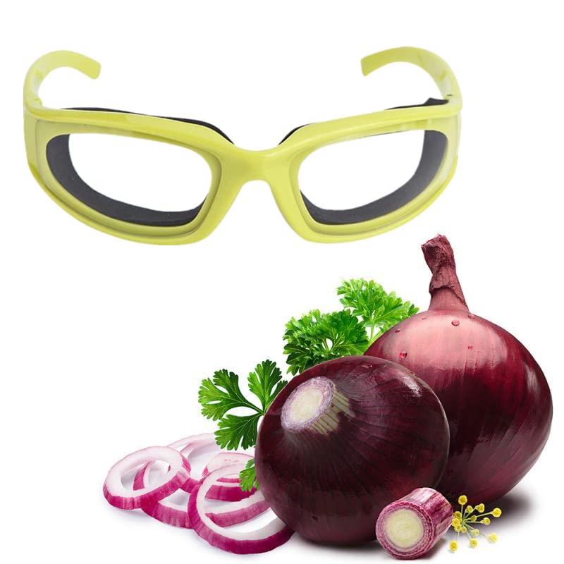 Onion Goggles, Anti-Splash Protective Glasses with Sponge Cushioned Design, for Cutting Onions Garlic Peppers, Compact Size