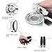 Garyesh Can Opener, Stainless Steel Manual Opener Safe Smooth Edge Commercial Comfortable Ergonomic Non-Slip Handles Easy to Operateomfortable Ergonomic Non-Slip Handles Easy to Operate