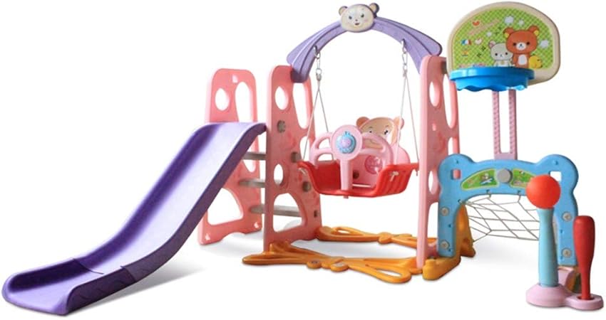 toddler outdoor swing and slide set