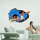 Moana Rock 3D Decal Wall 3D Decal Graphic Vinyl Sticker Mural Kids. 18