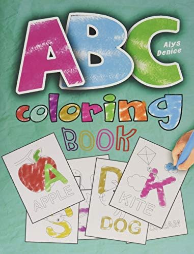 ABC coloring book: 2019 high-quality black&white Alphabet coloring book for kids ages 2-4. Toddler ABC coloring book Paperback – Large Print, February 27, 2019