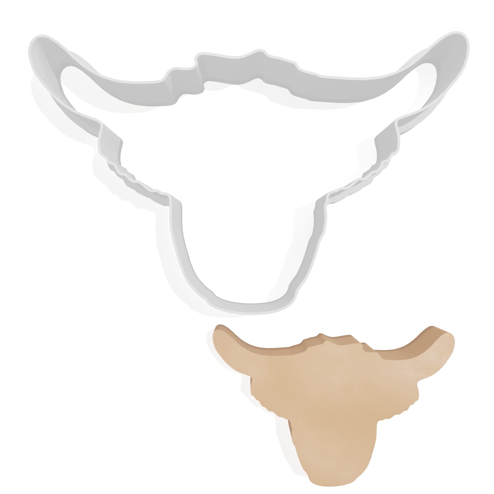 Highland Cow Head Cookie Cutter - 3 Sizes