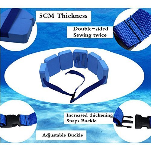 BingHang Swimming Training Aid Waist Adult Child Pool Float Kickboard Foam Floating Belt Swim Waist Belt EVA