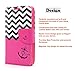 Lumia 640 Case, NageBee [Kickstand Feature] Premium PU Leather Flip Fold Wallet Case with [ID&Credit Card Slot] for Microsoft Lumia 640 LTE/ Nokia Lumia 640 (Wallet Pink Chevron)