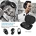 Active Noise Cancelling Headphones Bluetooth Wireless Over Ear, Foldable Deep Bass Hi-Fi Stereo, Srhythm Unique Rubber Finish for Running Travel Work TV PC DJ Phone Gift Airplane Adaptor (Black)