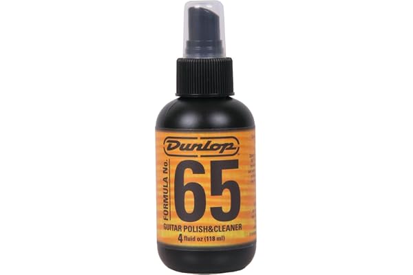 Jim Dunlop Formula 65 Guitar Polish and Cleaner, 4 Fluid Ounces