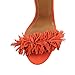 Heeled Sandals for Women Comfity Women's Tassels Sandals Lace Up Slingback Shoes High Heel Dress Sandals