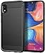 Galaxy A10E Case,Samsung A10E Case with Tempered Glass Screen Protector,Dahkoiz Shock Absorption Galaxy A10E Phone Case Slim TPU Bumper Cover Lightweight Protective Case for Samsung Galaxy A10E,Black