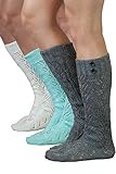 The Luxe 2 Button Knit Boot Socks Super Thick and Comfy by Modern Boho