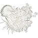 Hang Tag Fasteners - White Nylon String with Plastic Lock - 1000 Pieces - Hang Tag String - Price Tag Fasteners - Snap Lock Tag Fastener