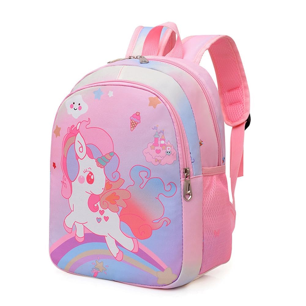 Photo 1 of CHERUBIC Kids Toddler Cute Backpack Little Cartoon Travel Lightweight Bag Daypack For 3 Girls Boys (Unicorn Pink)