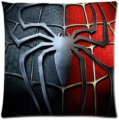 Chris G Dodge Custom Superhero Spiderman Logo Decorative 18"X18" Throw Pillow Case Cover