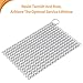 Cast Iron Cleaner, OMOCOOK XL 8x6 Inch Premium Stainless Steel Chainmail Scrubber for Cast-Iron Skillet, Pan, Wok, Griddle, Waffle Iron Pans Scraper Cast Iron Grill Scraper Skillet Scraper
