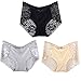 BOSSXIN Women's Sexy Lace Comfort Revolution Seamless Halo Brief Panty