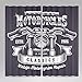 iPrint Window Curtains,Man Cave Decor,Living Room Bedroom Decor,Custom Motorbikes Chopper Classics Monochrome Emblem Freedom Passion Decorative,2 Panel Set,118